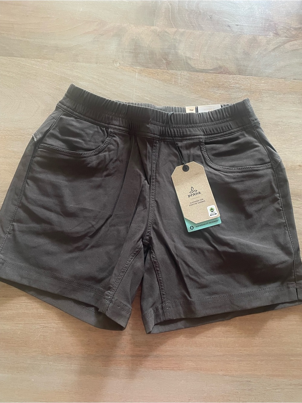 Prana Women's Athletic Shorts in Dark Gray